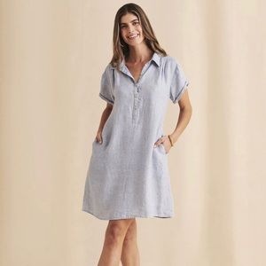 NWT Faherty Hana Basketweave dress
